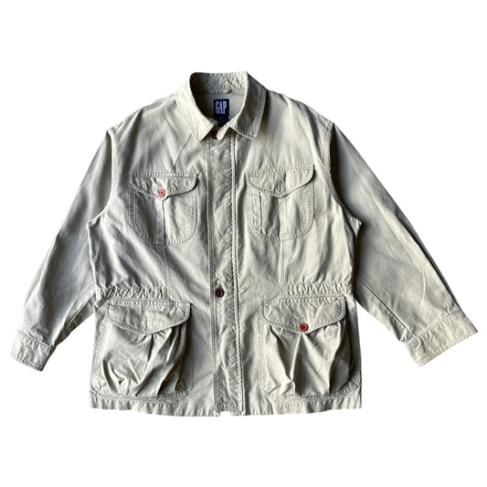 90s Gap thick cotton field coat Large