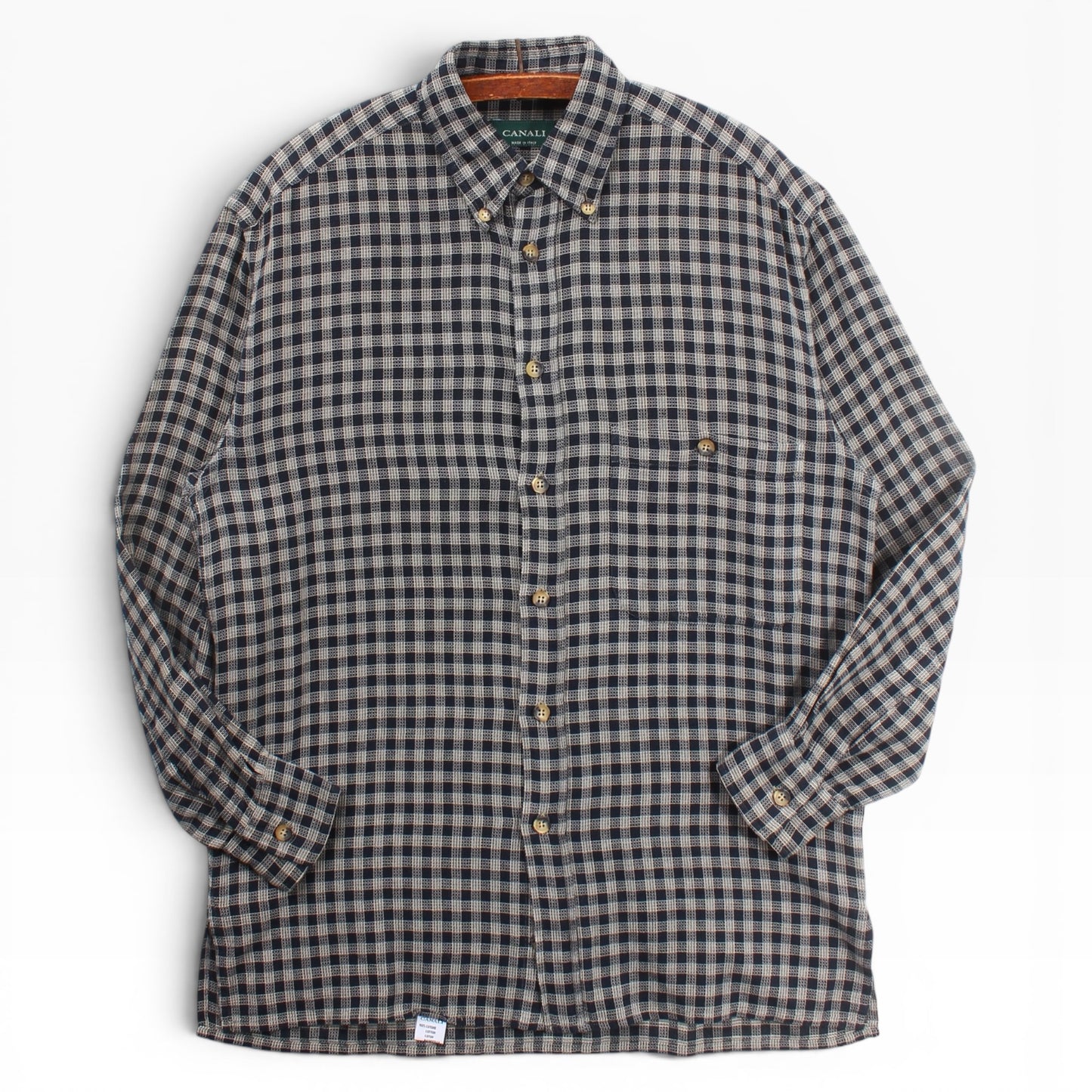 Canali light cotton shirt medium