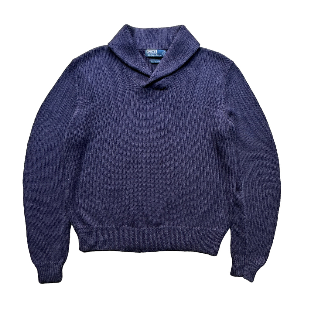 Polo ralph lauren pima cotton shawl neck sweater XL