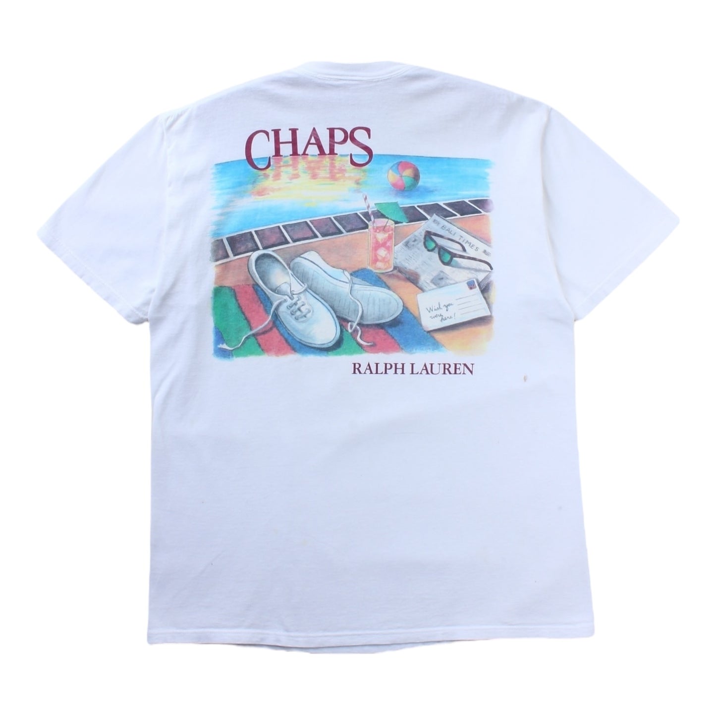 Chaps ralph lauren poolside summer tee large