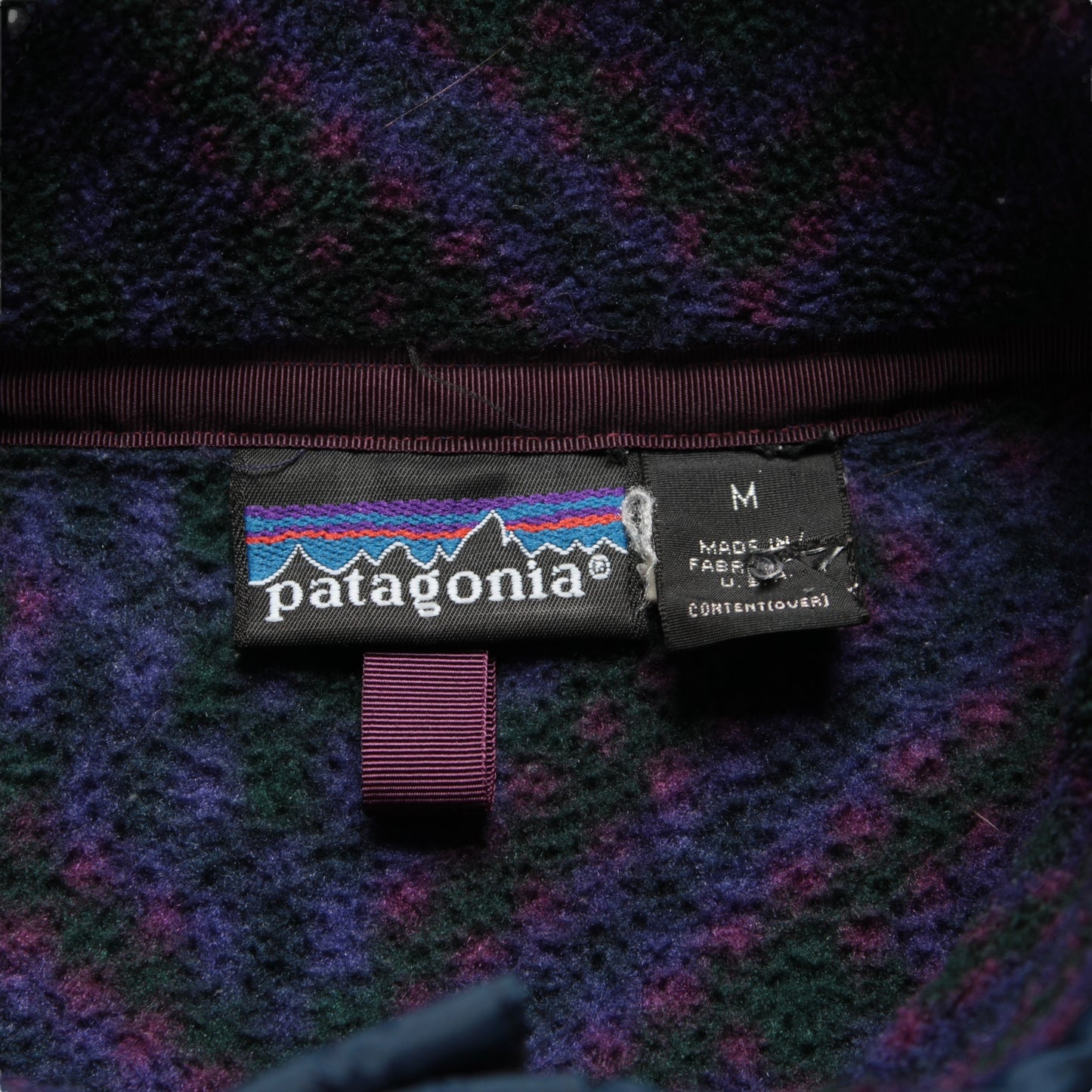 19992 Patagonia synchilla snap t medium Made in usa🇺🇸