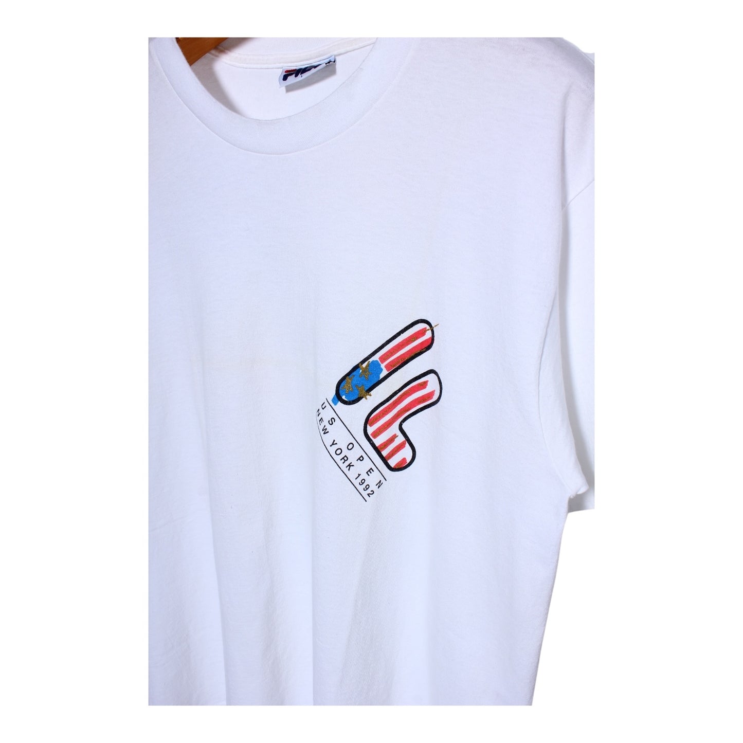 1992 US open tennis tee large