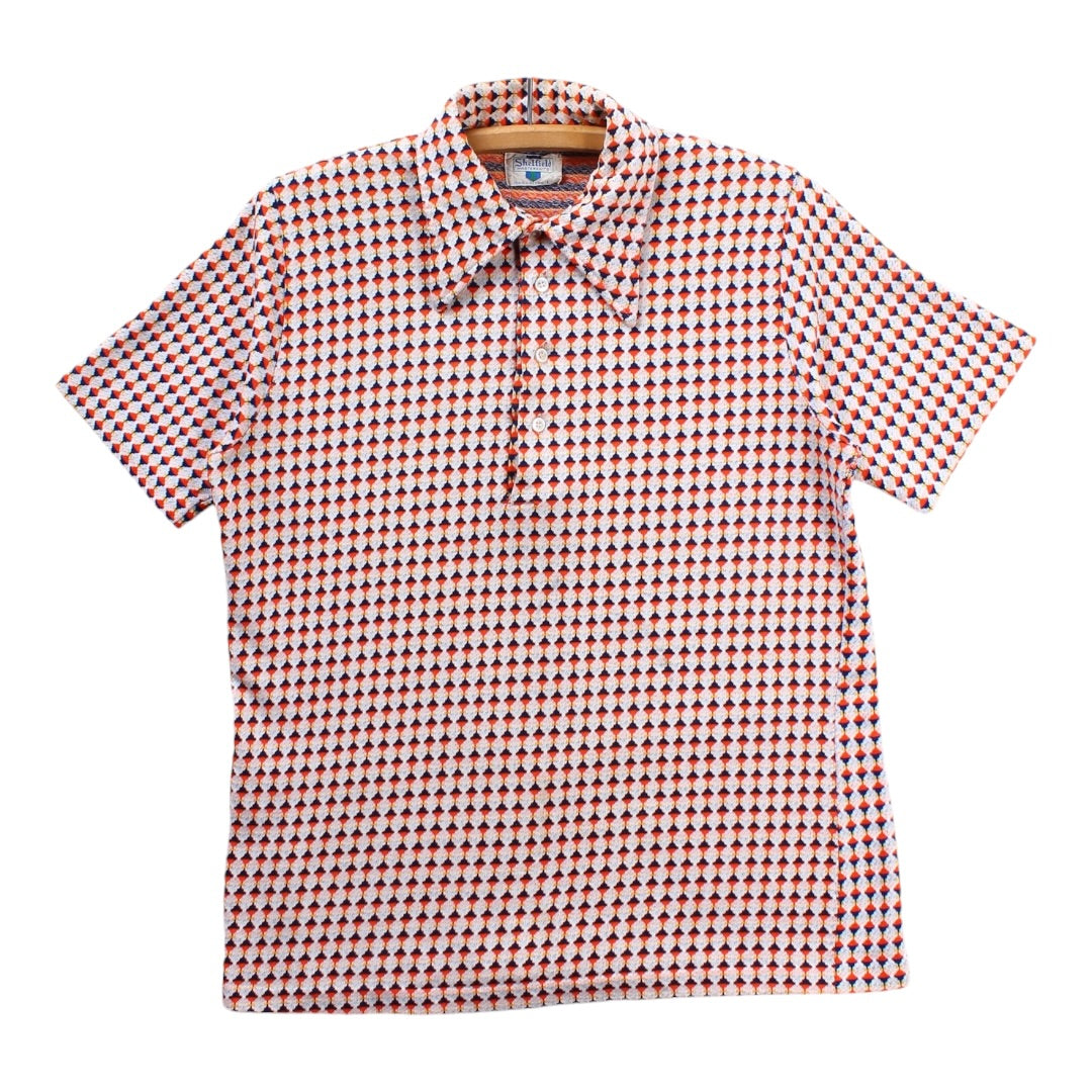60s Shelfield cotton polo Small