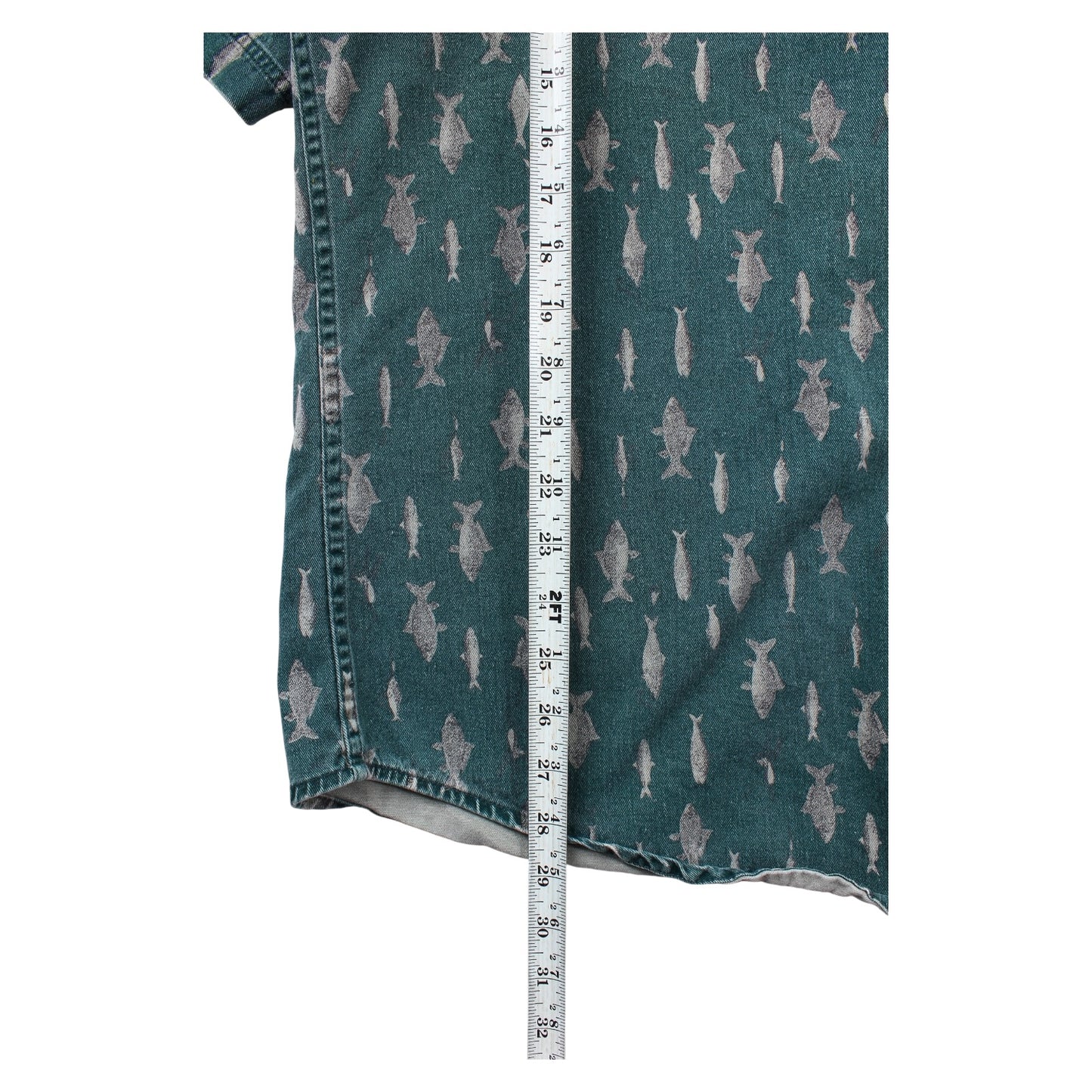 Woolrich heavy cotton fish shirt XL