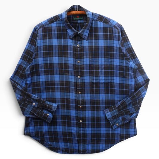 80s Abercrombie and fitch button up wool/cotton blend XL
