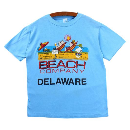 70s Beach company delaware peanuts snoopy tee medium