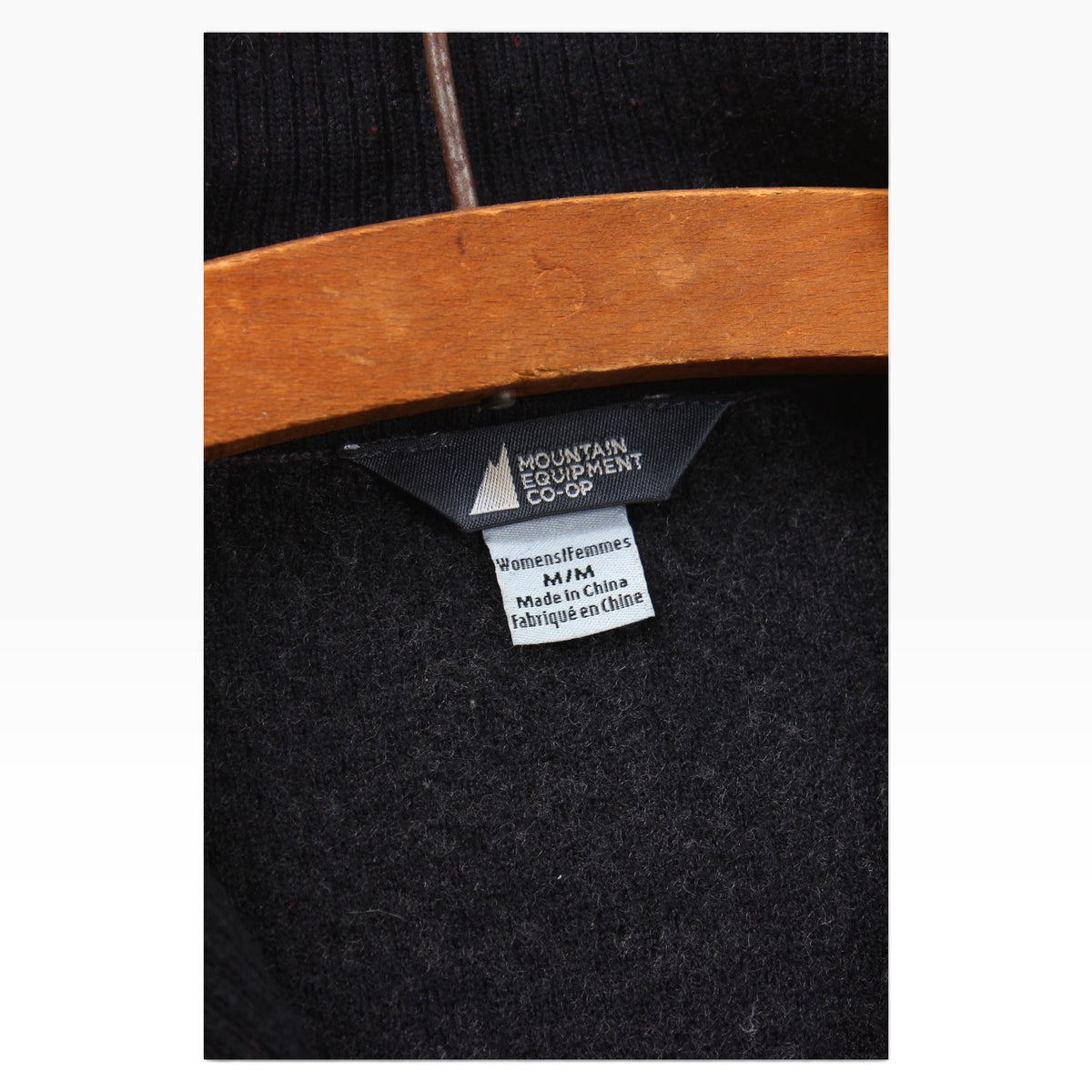 2000s MEC wool womens 1/4 zip Small