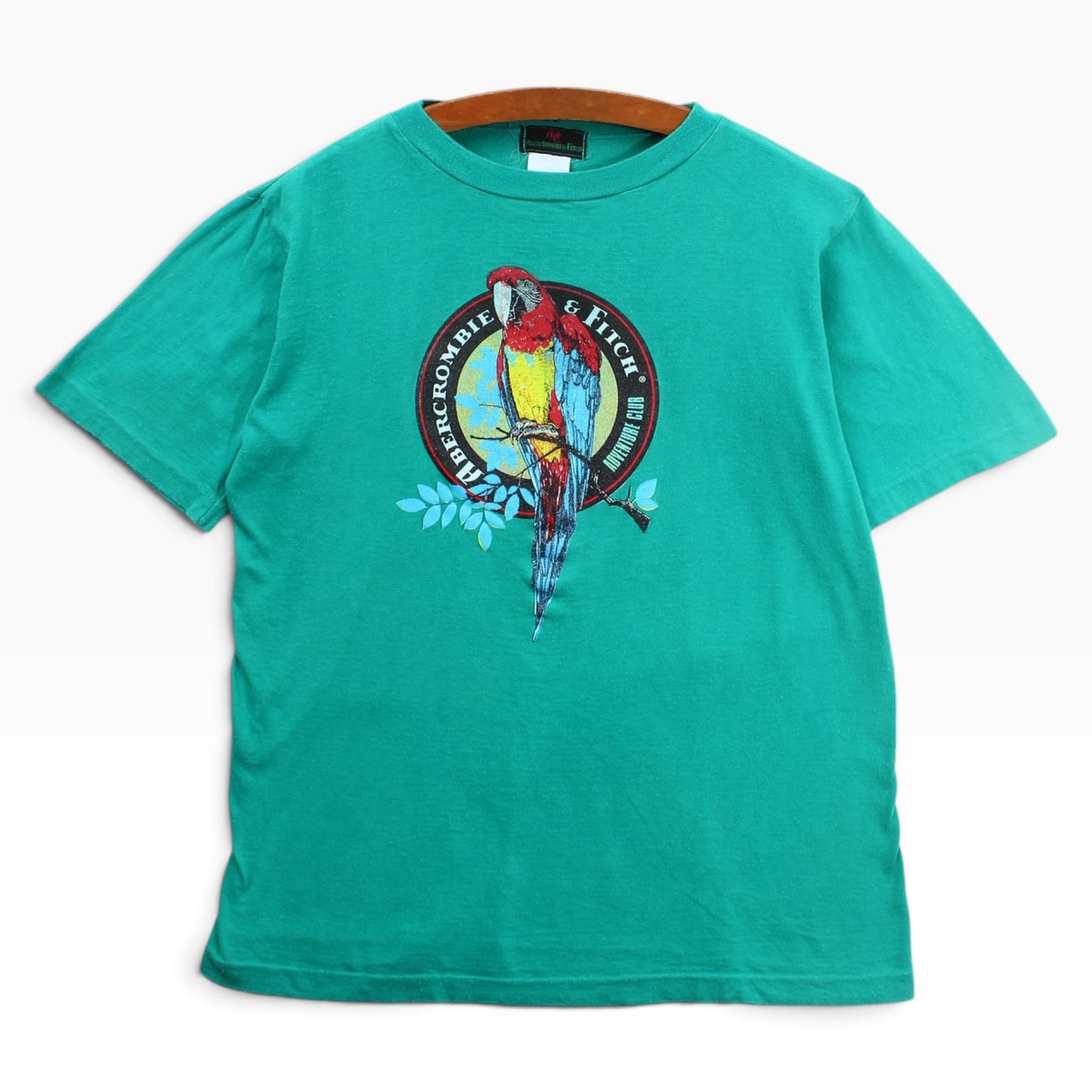 80s Abercrombie & fitch parrot tee medium
