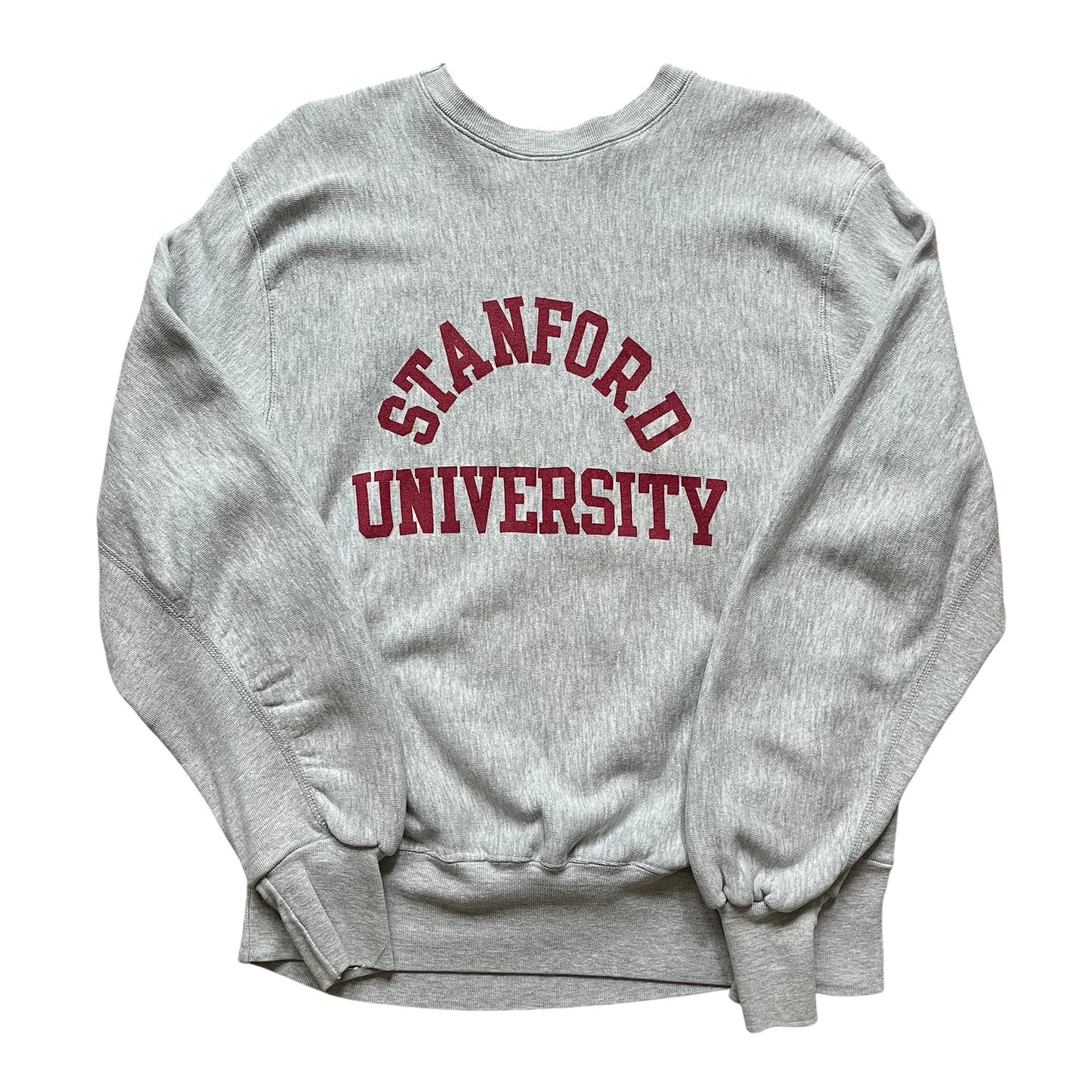 90s Stanford university thick reverse weave crewneck medium