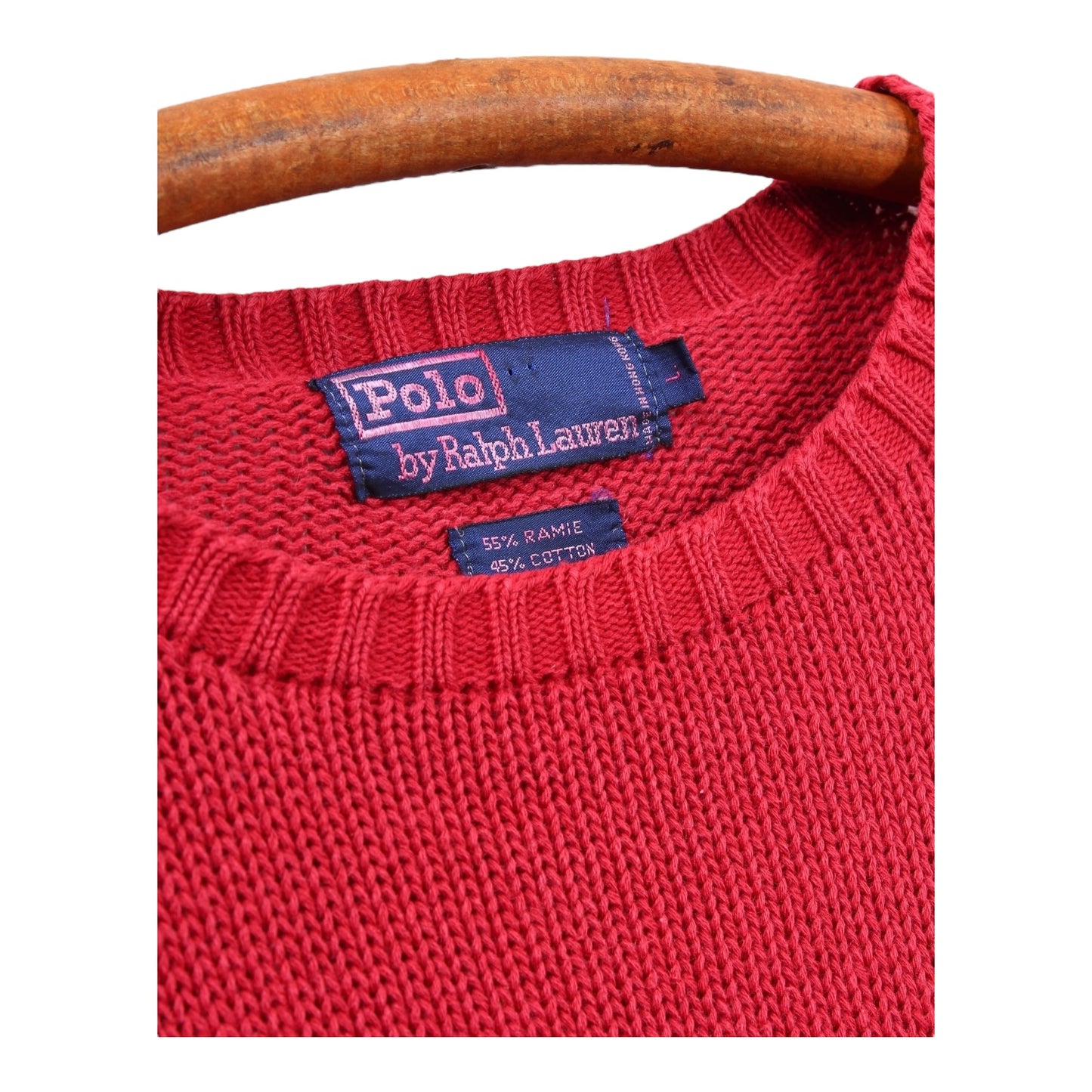 90s Polo Ralph Lauren cotton/ramie sweater M/L