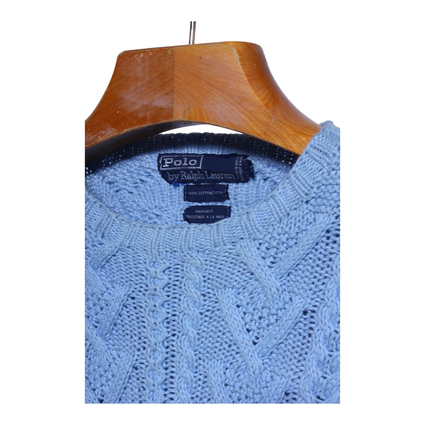 Polo Ralph Lauren hand knit cotton sweater small