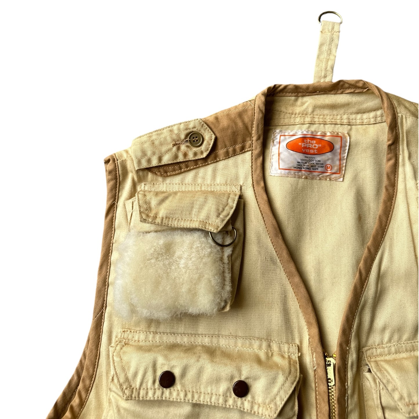 80s Fishing vest medium