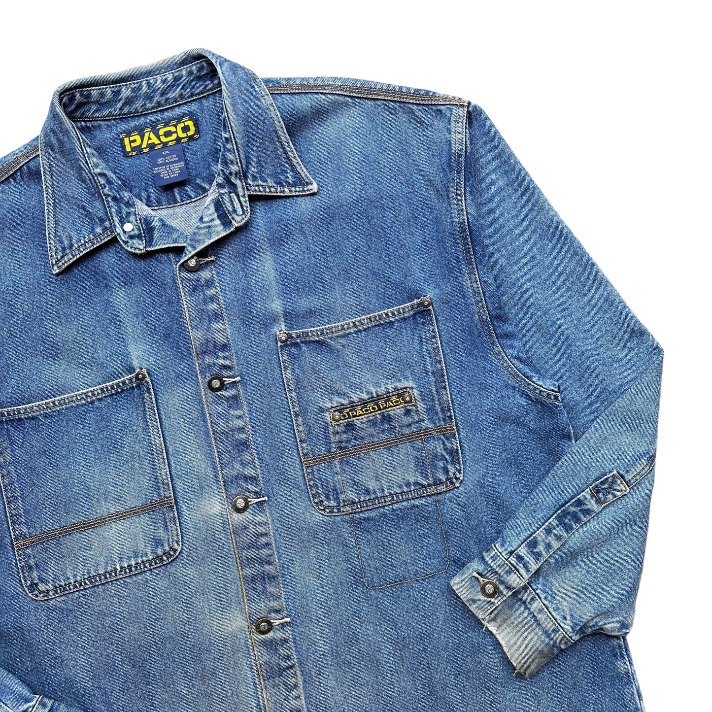 Y2K paco denim jacket XL