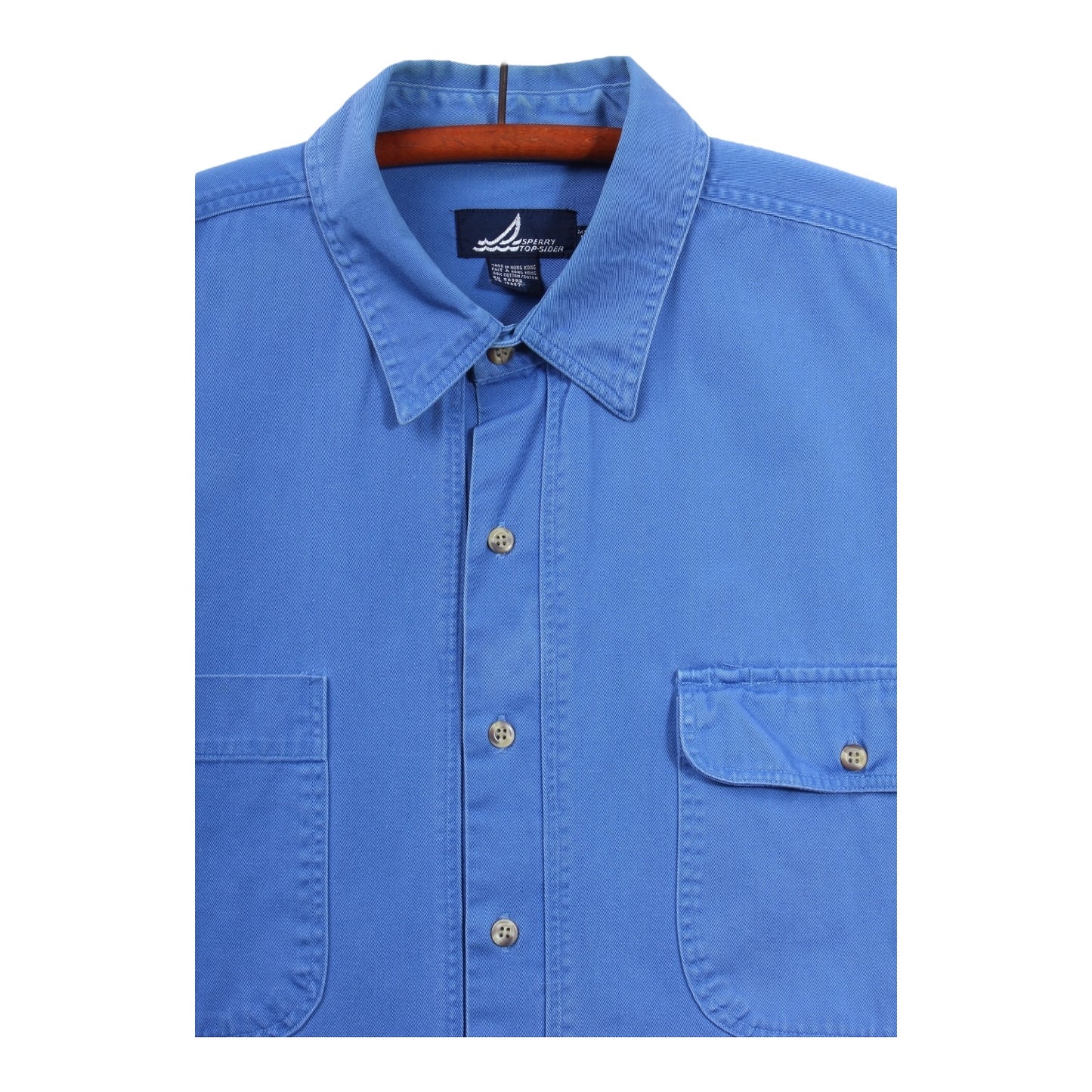 90s Sperry heavyweight cotton button up L/XL