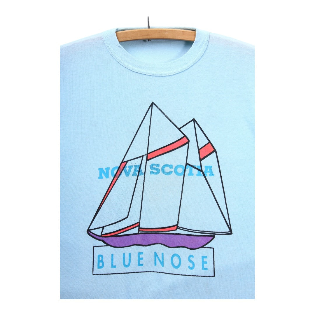 80s Novascotia blue nose tee Small
