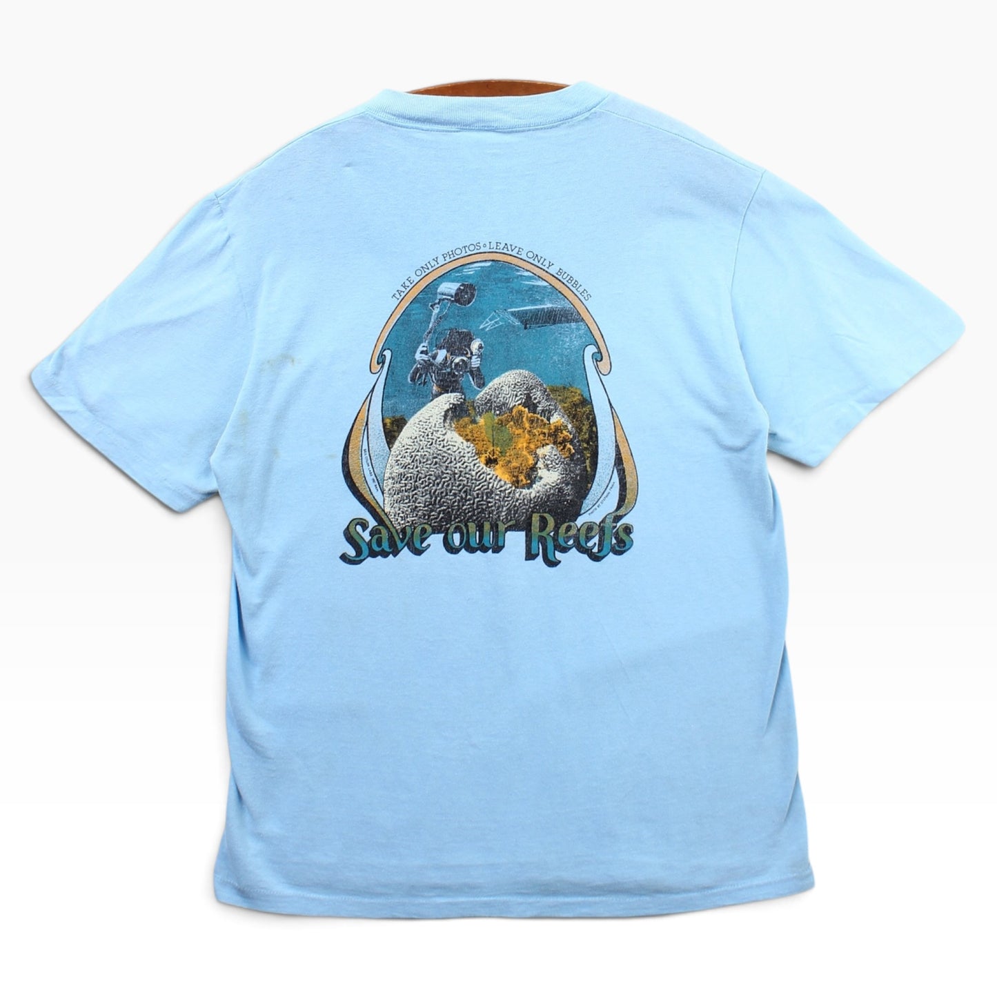 70s save our reefs john pennekamp state park tee small