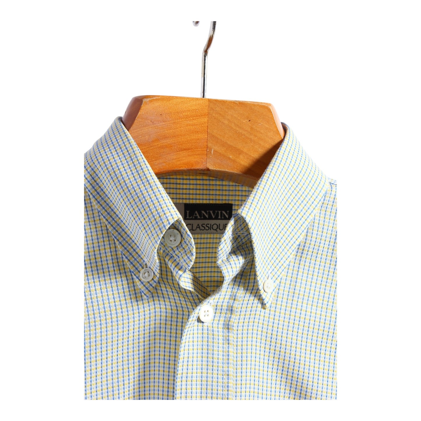 90s Lanvin short sleeve button up medium