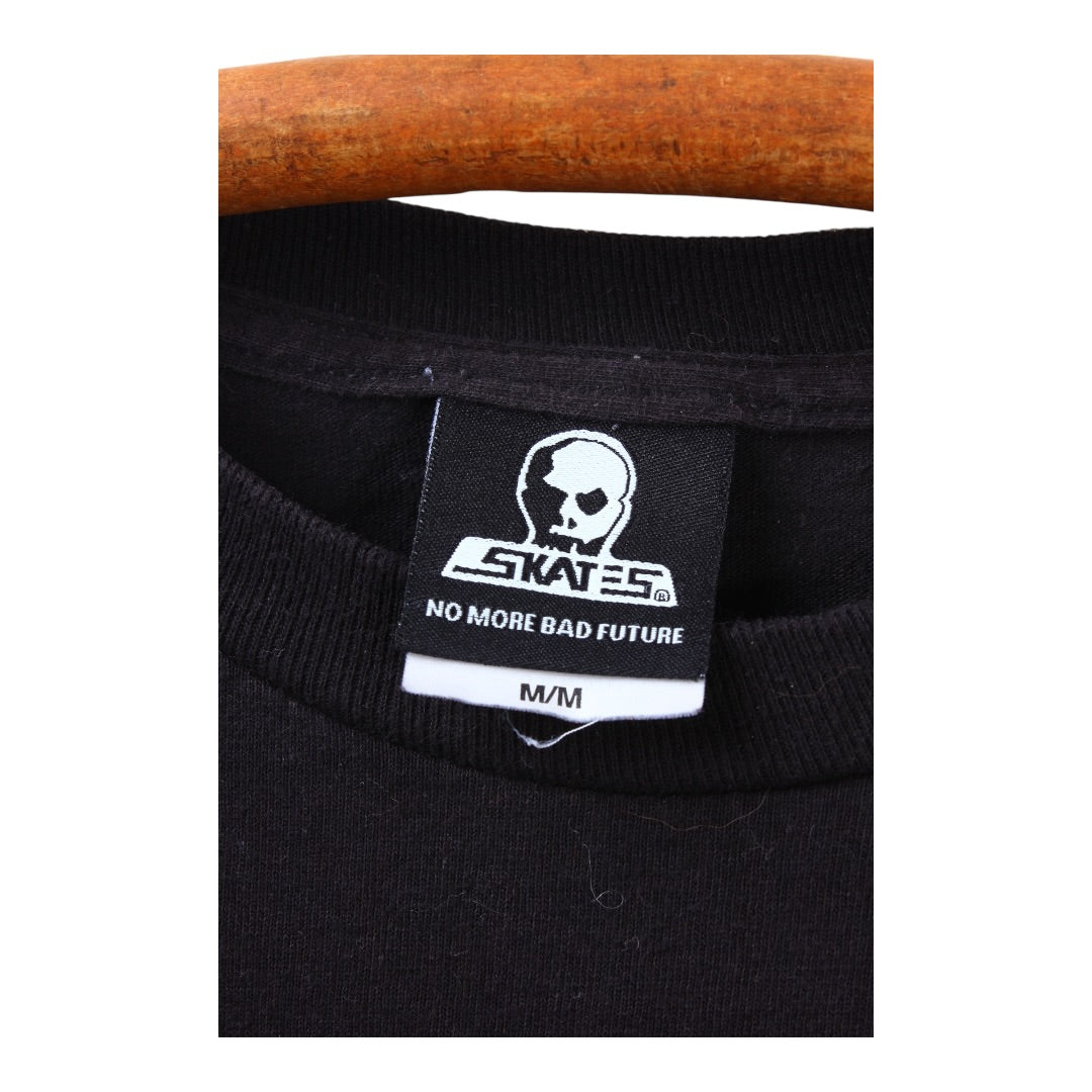 90s Skull skates by “krews” longsleeve S/M – Vintage Sponsor