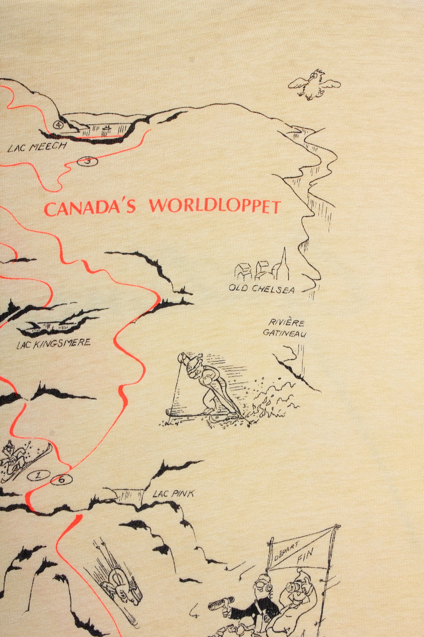 80s Gatineau 5 canadas worldloppet tee S/M