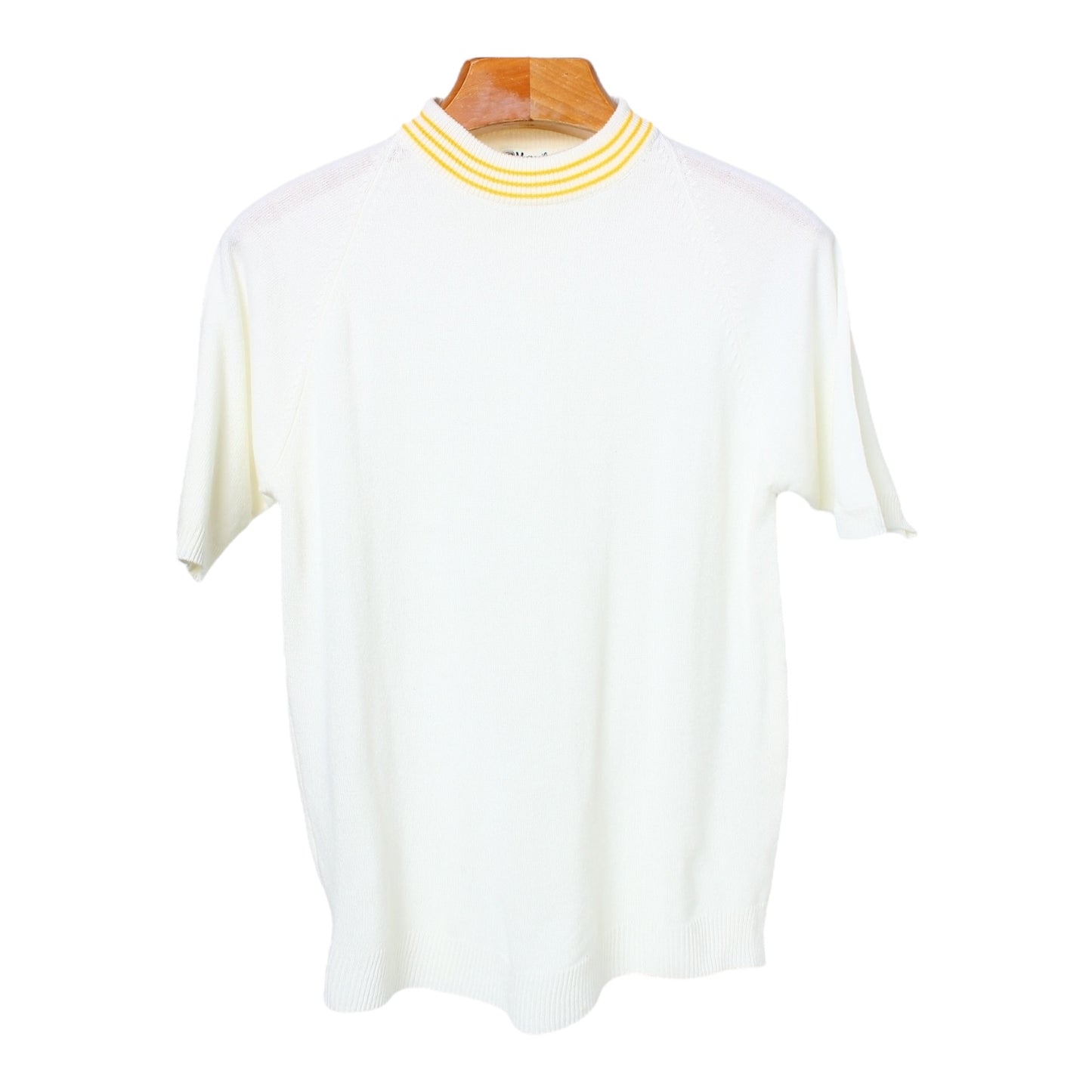 60s Acrylic mock neck shirt  Small