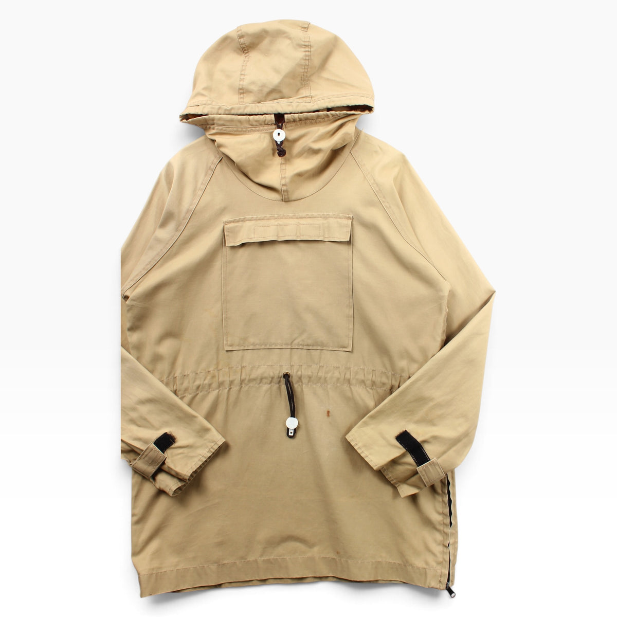 80s Anorak smock pullover large