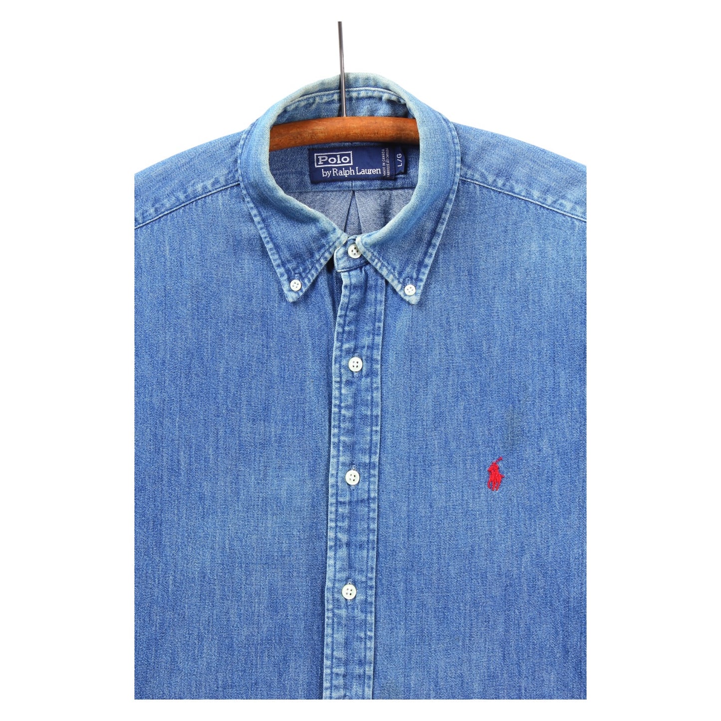 90s Polo Ralph Lauren denim shirt XL