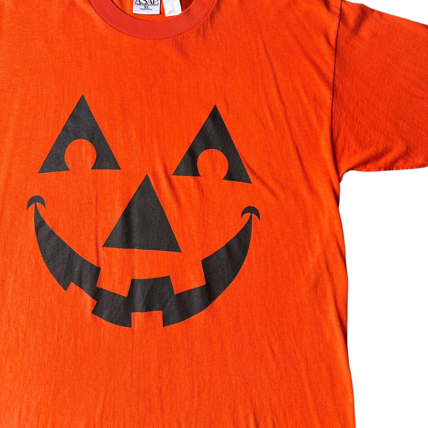 Halloween jack o lantern tee XL