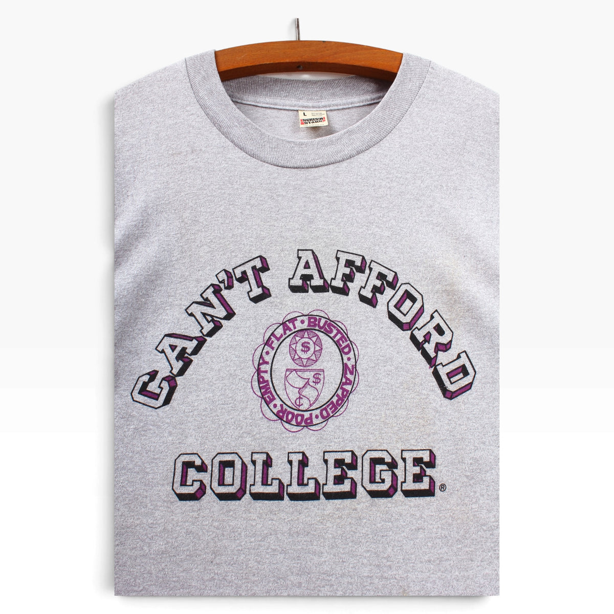 80s Can’t afford college tee Small