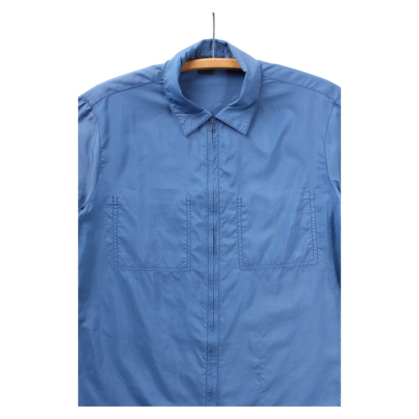 Nylon zip shirt Made in canada🇨🇦 riri zipper large