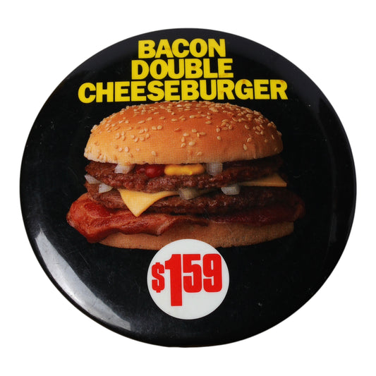 80s Mcdonald’s pin Bacon double cheeseburger