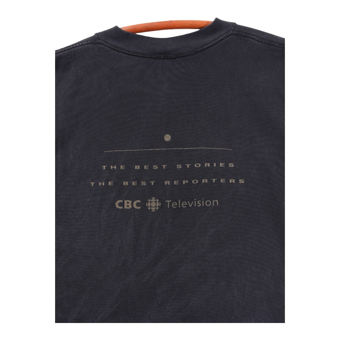 90s CBC news tee large