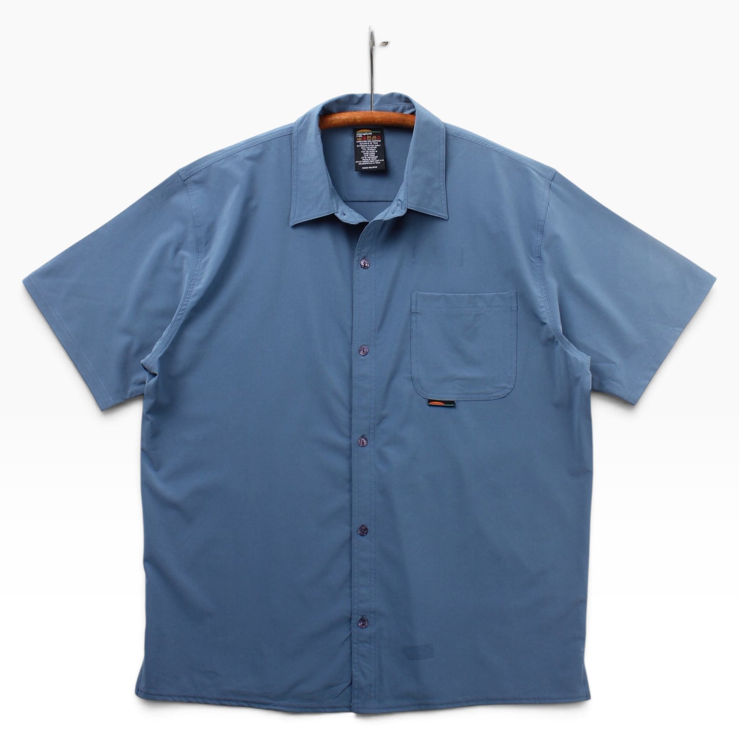 Chlorophylle nylon button up shirt XL