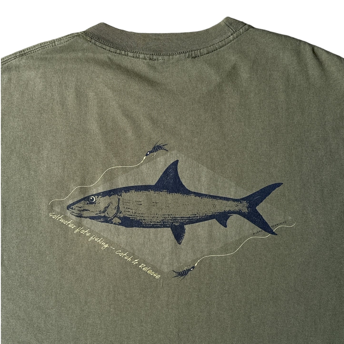 90s Bonefish bobs tee L/XL