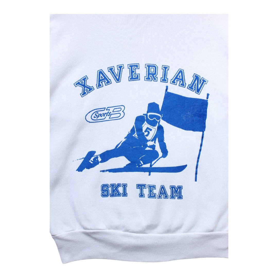 80s Xaverian ski team hoodie large