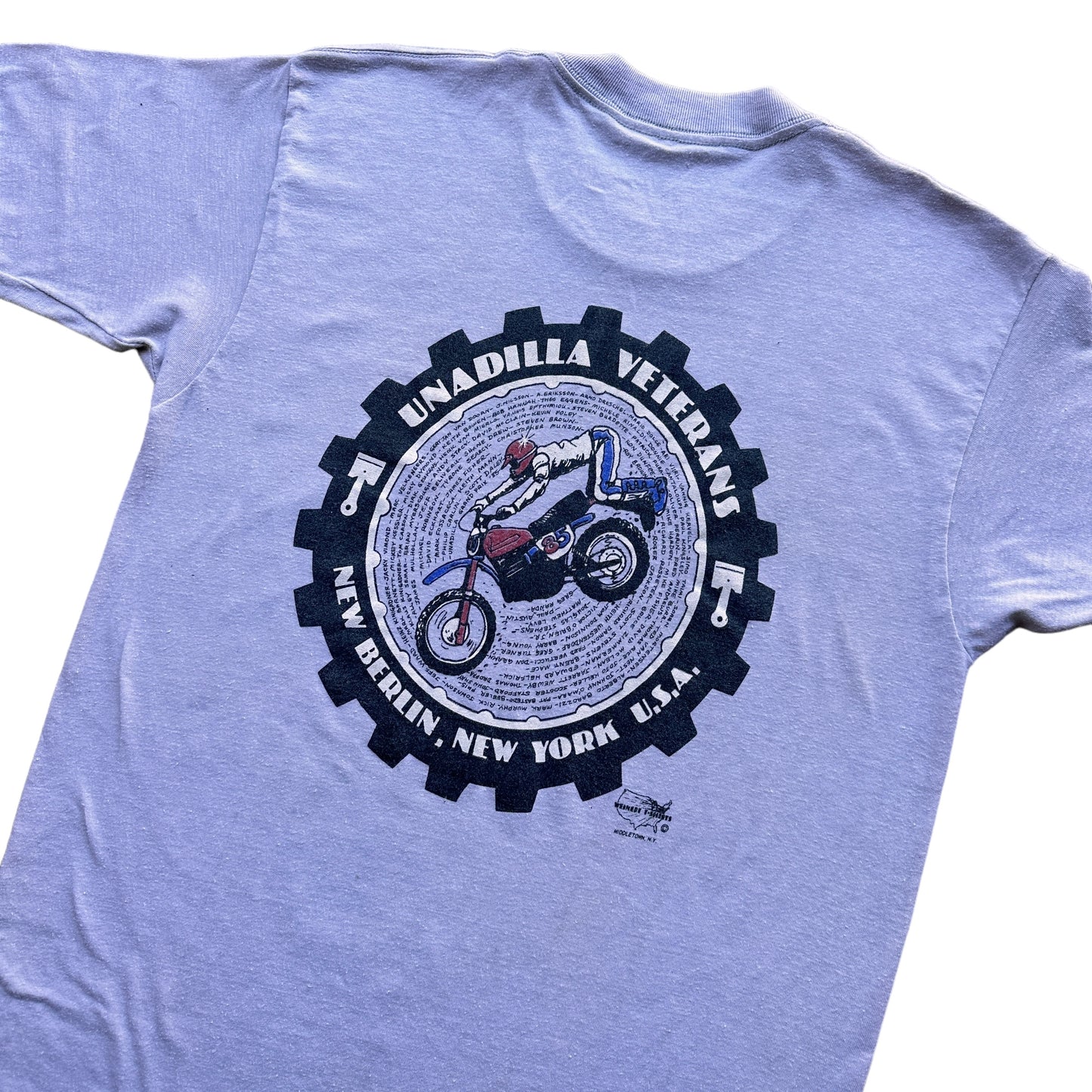 1985 Unadilla moto tee Small