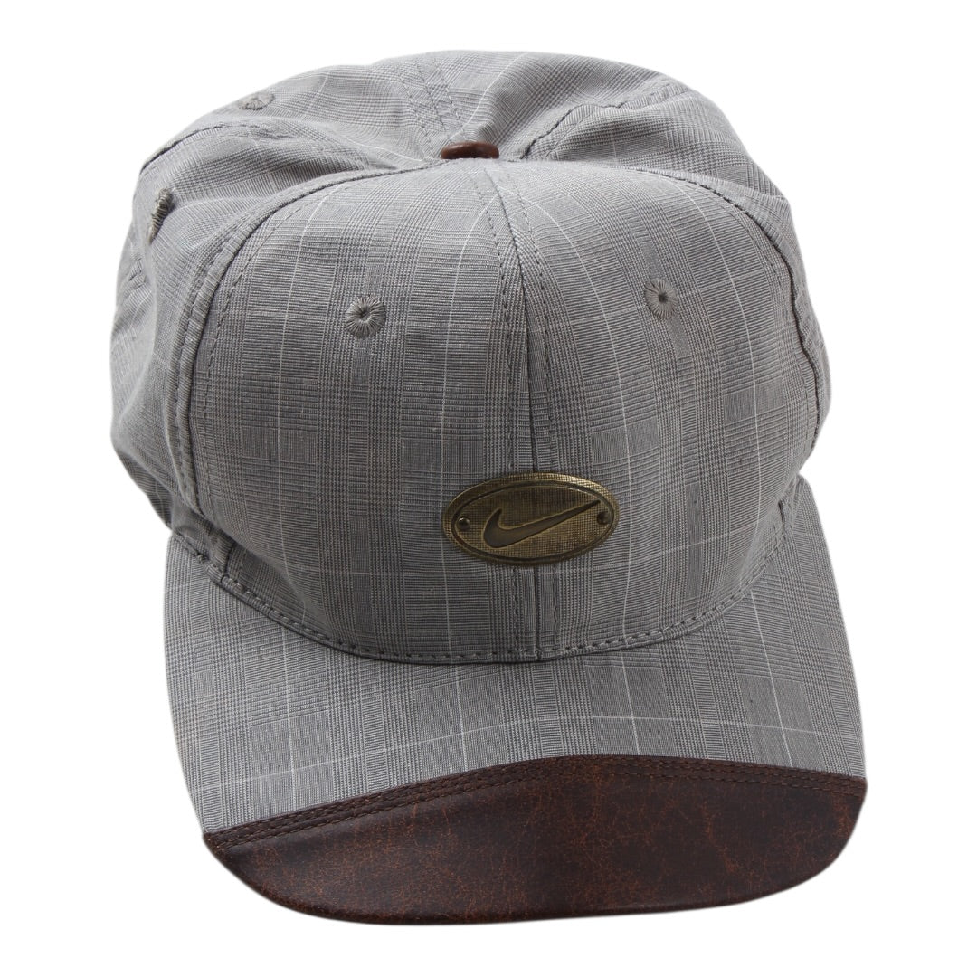90s Nike leather tip hat