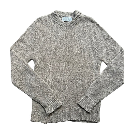 80s Oatmeal Wool sweater Small