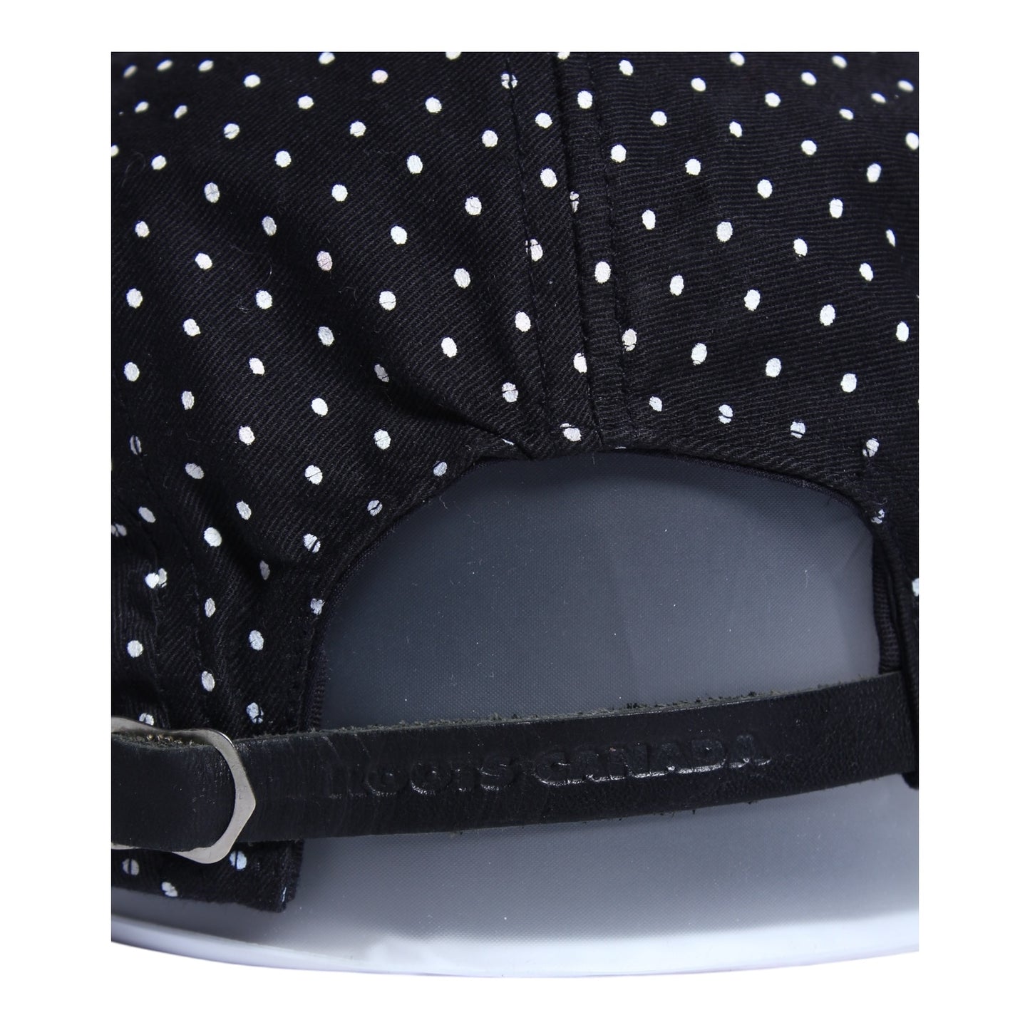 90s ROOTS canada polka dot hat