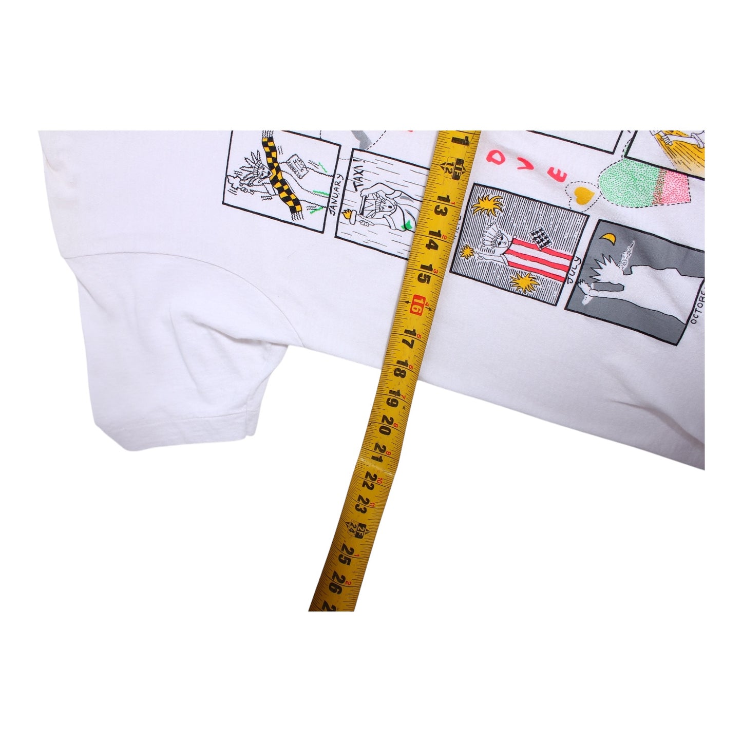 80s New York city seasons tee small