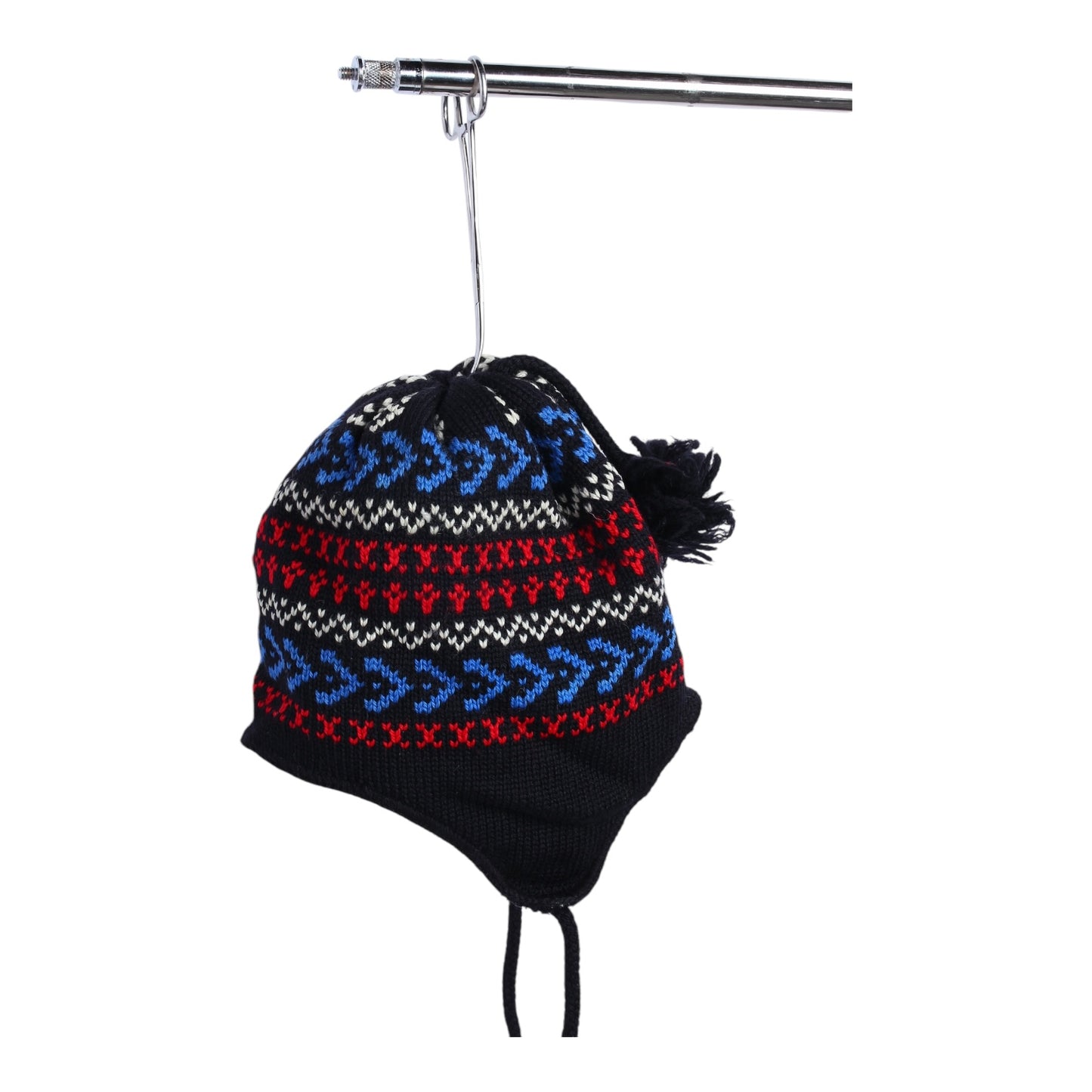 90s wool earflap beanie