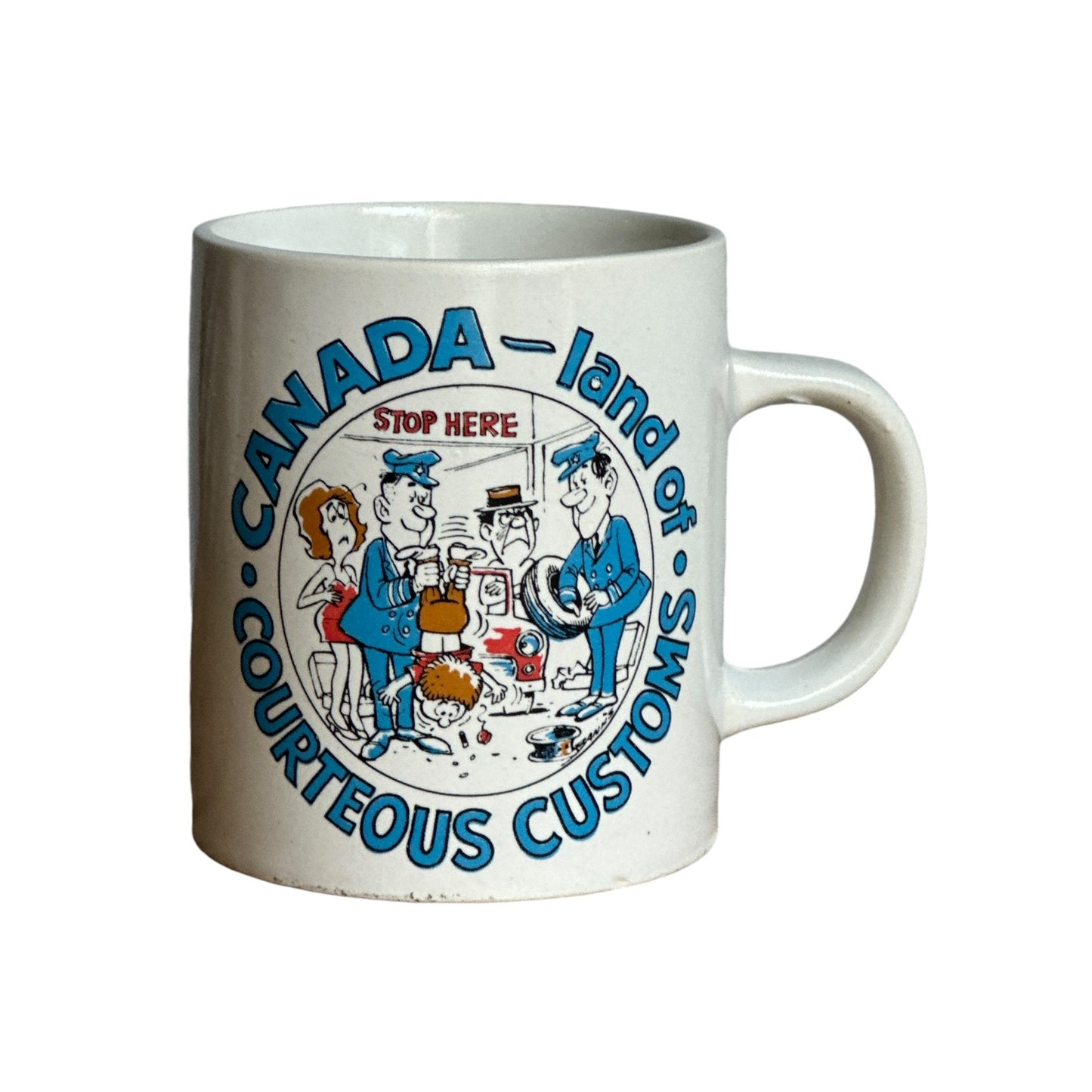 Canada courteous customs mug