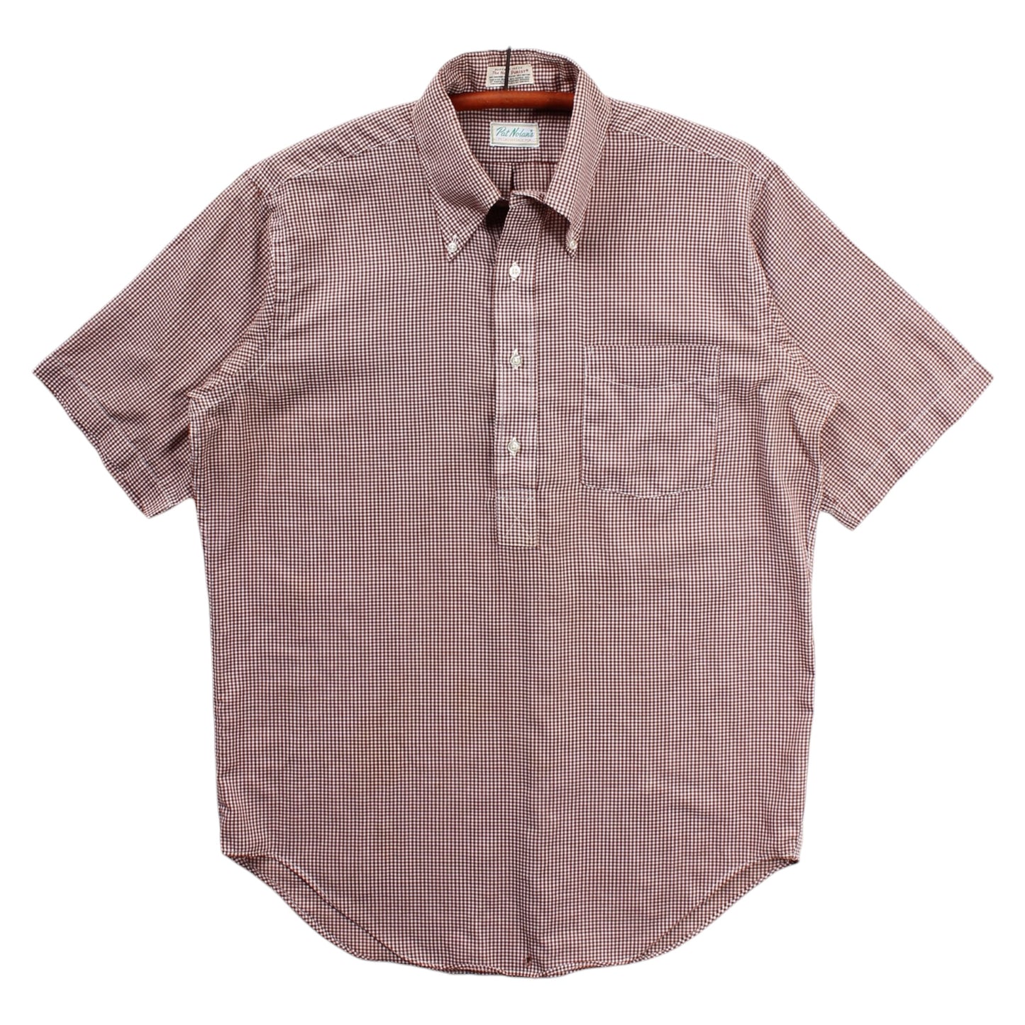 60s Popover button down shirt large