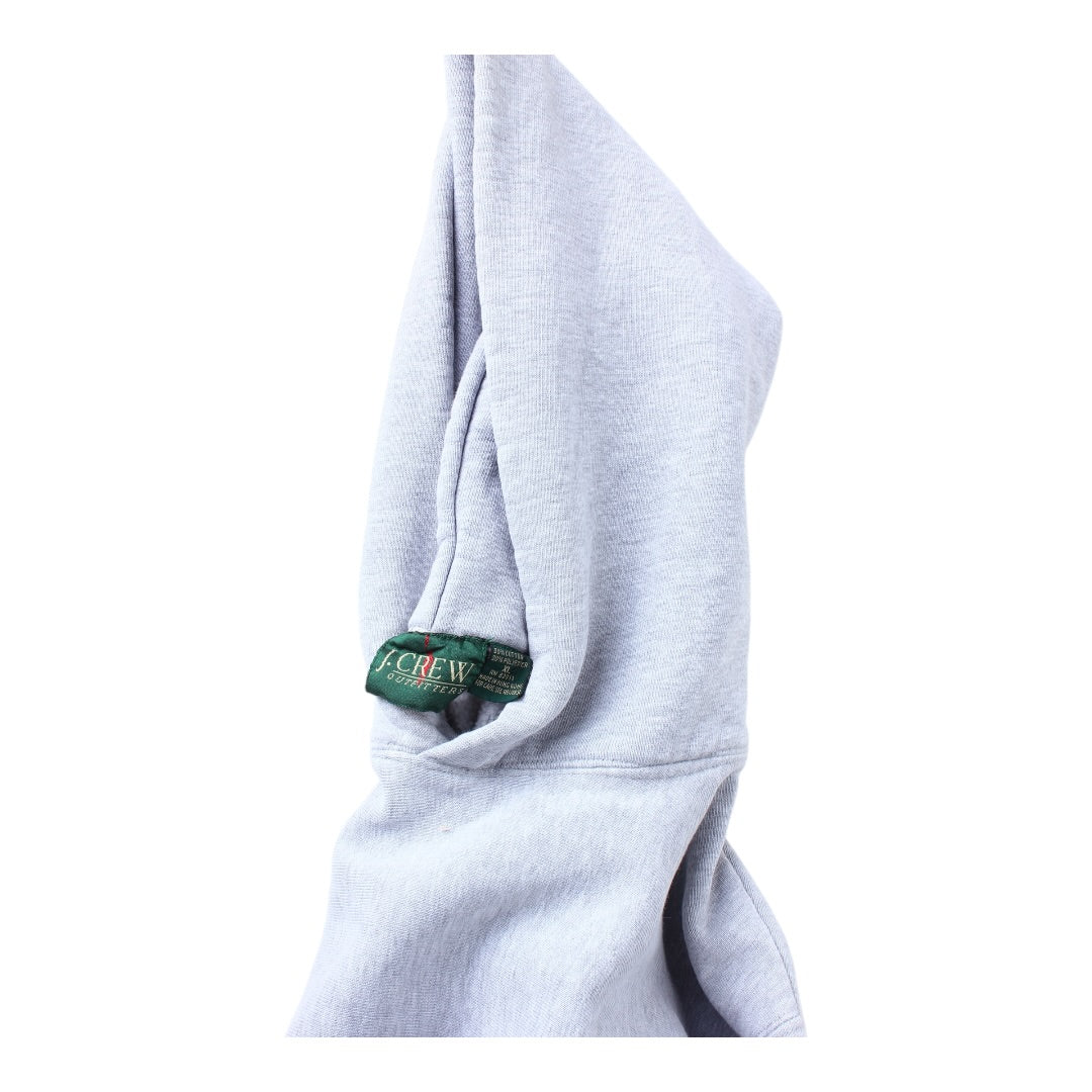 80s J crew reverse weave hooded sweatshirt large