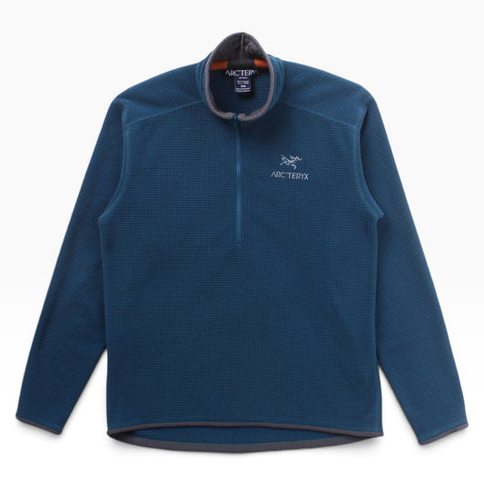 2000s Delta grid fleece 1/4 zip Medium