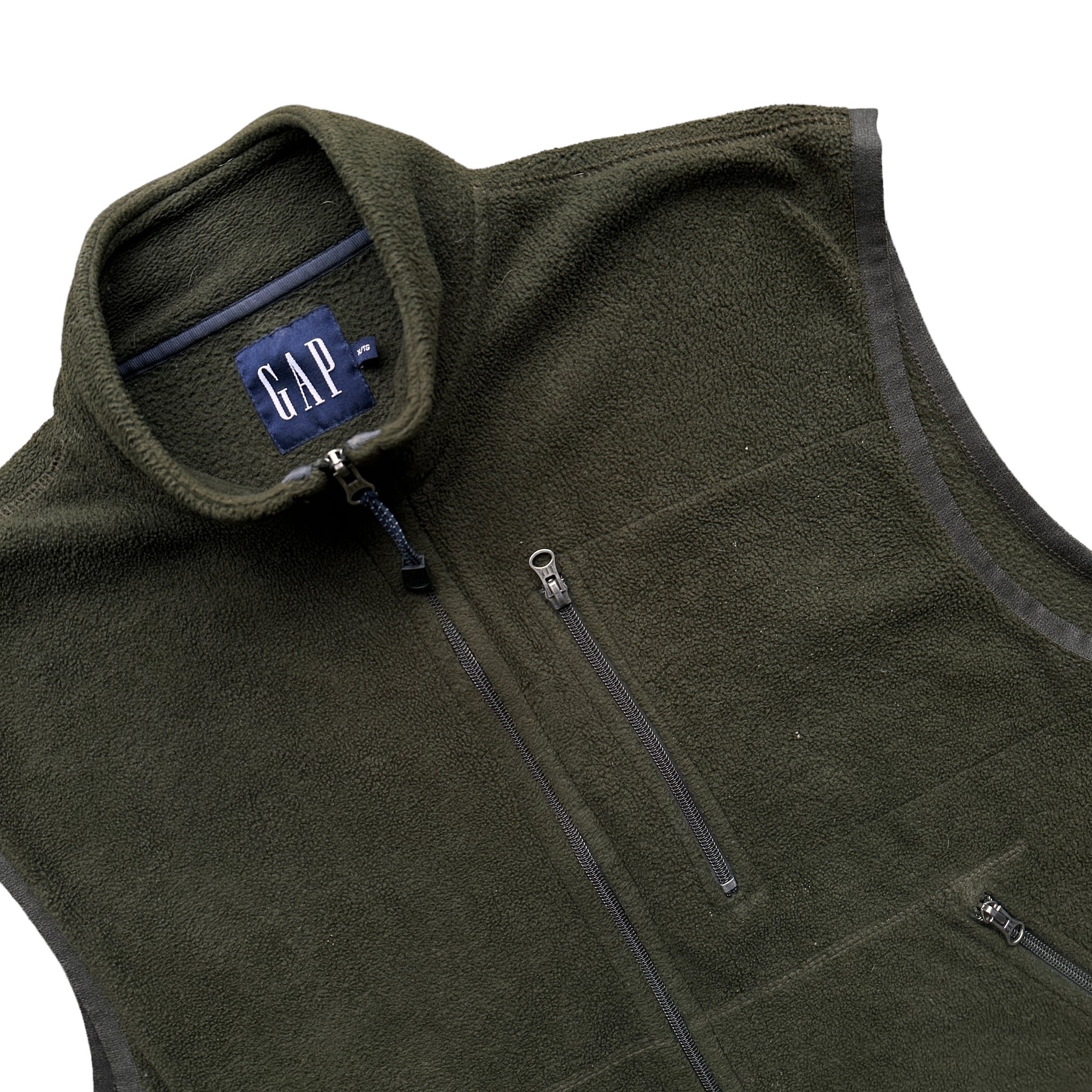 90s Gap fleece vest XL