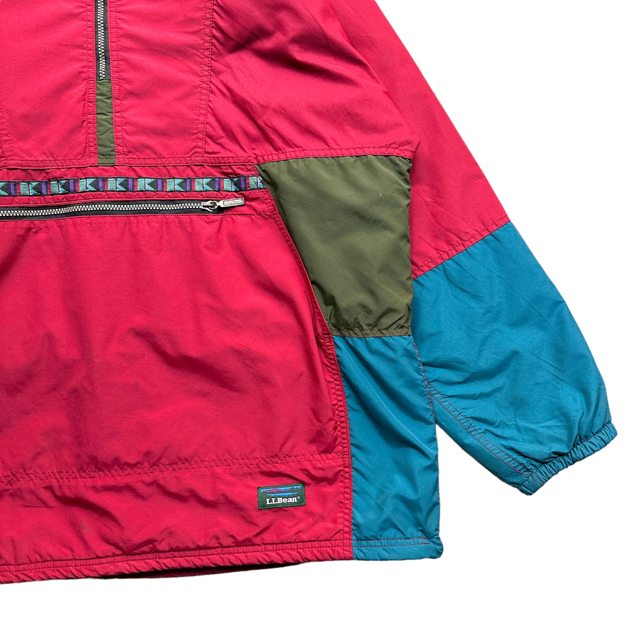 Ll bean aztec top windbreaker