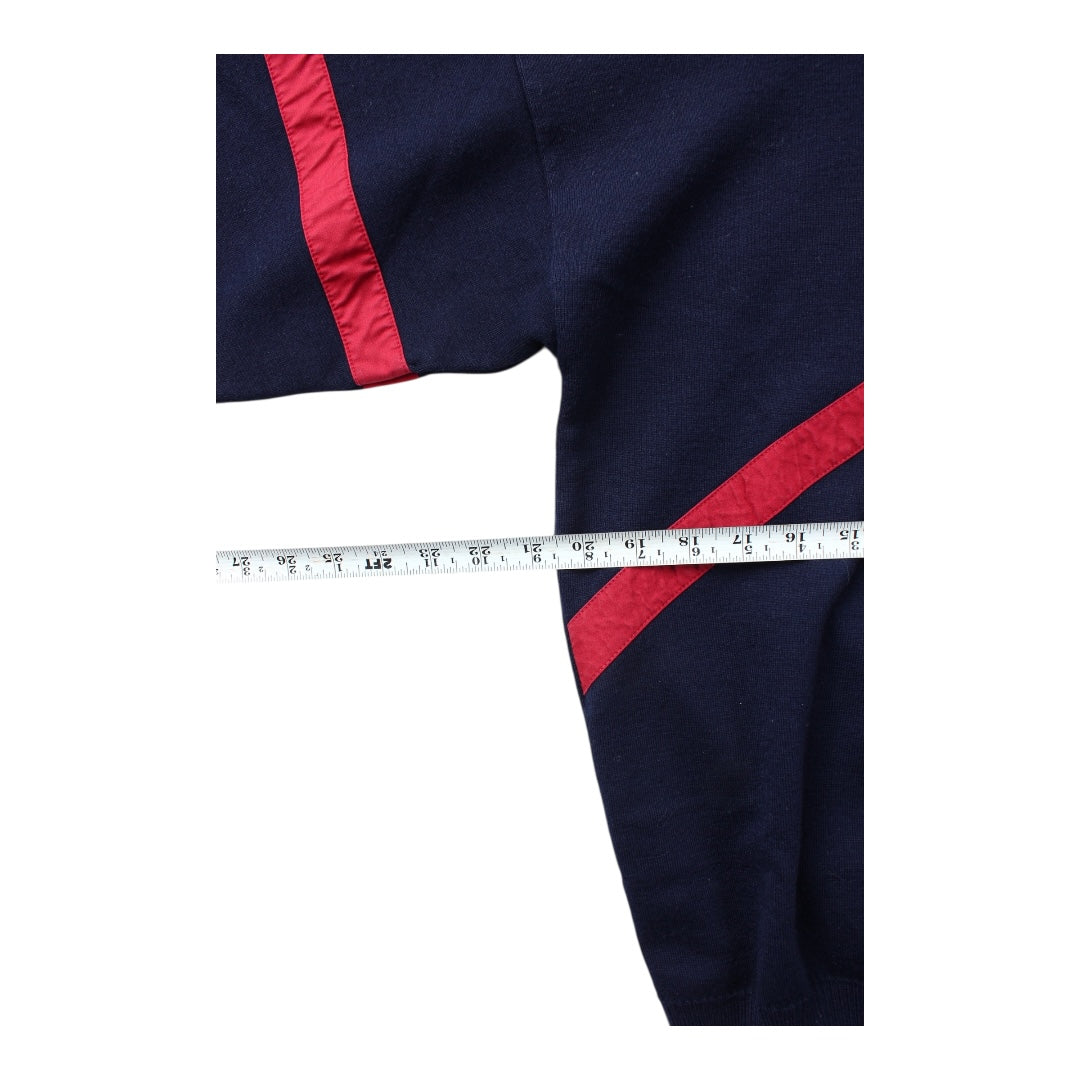 80s Paul and shark wool sweater. center zip medium Made in italy🇮🇹