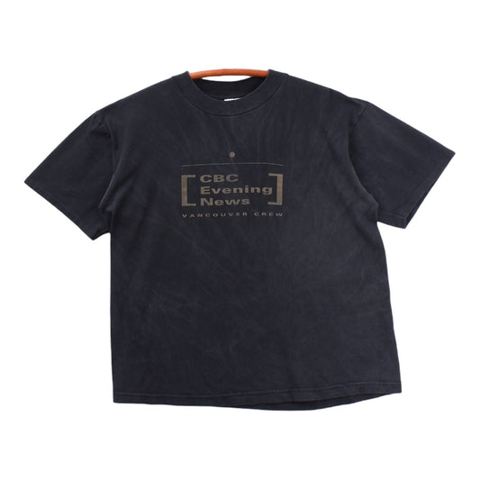 90s CBC news tee large