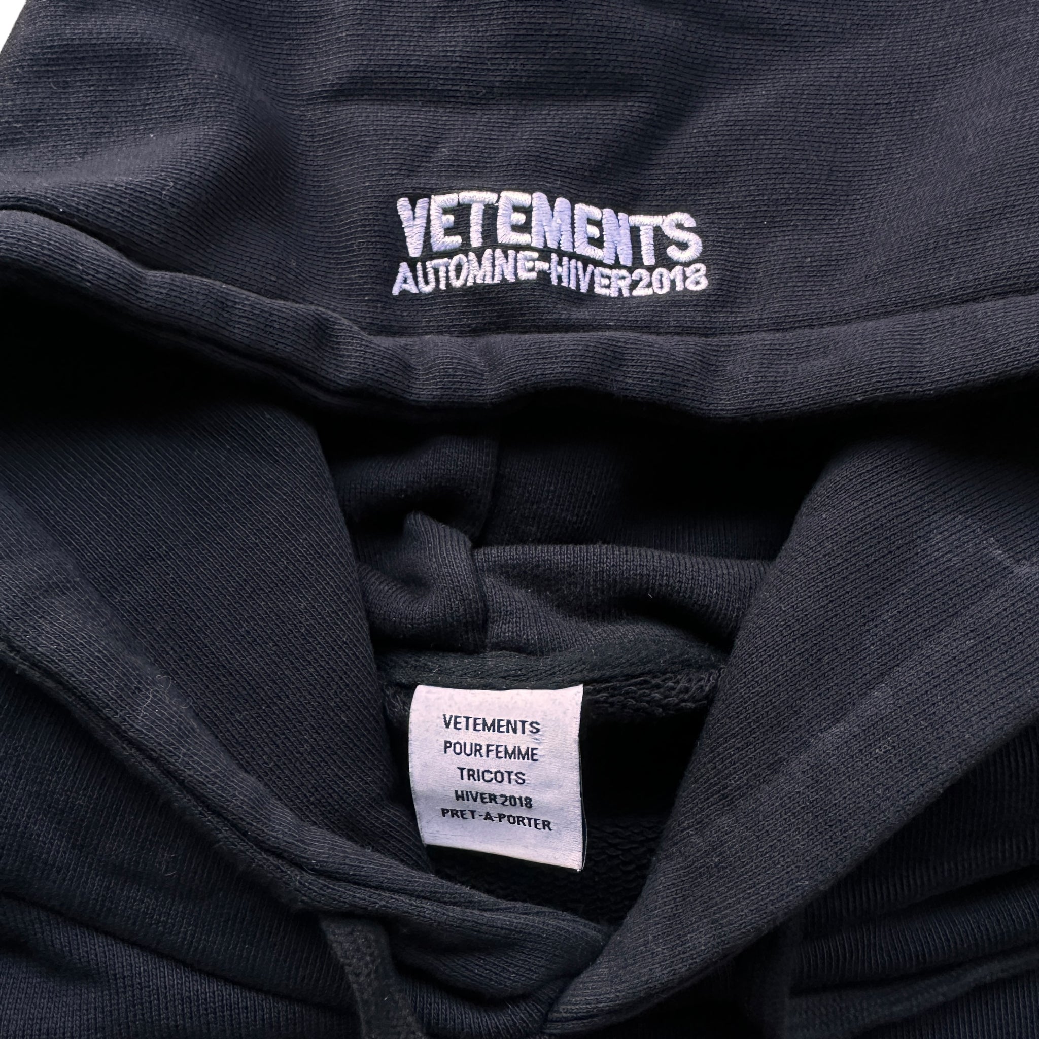 2018 Vetements hoodie
