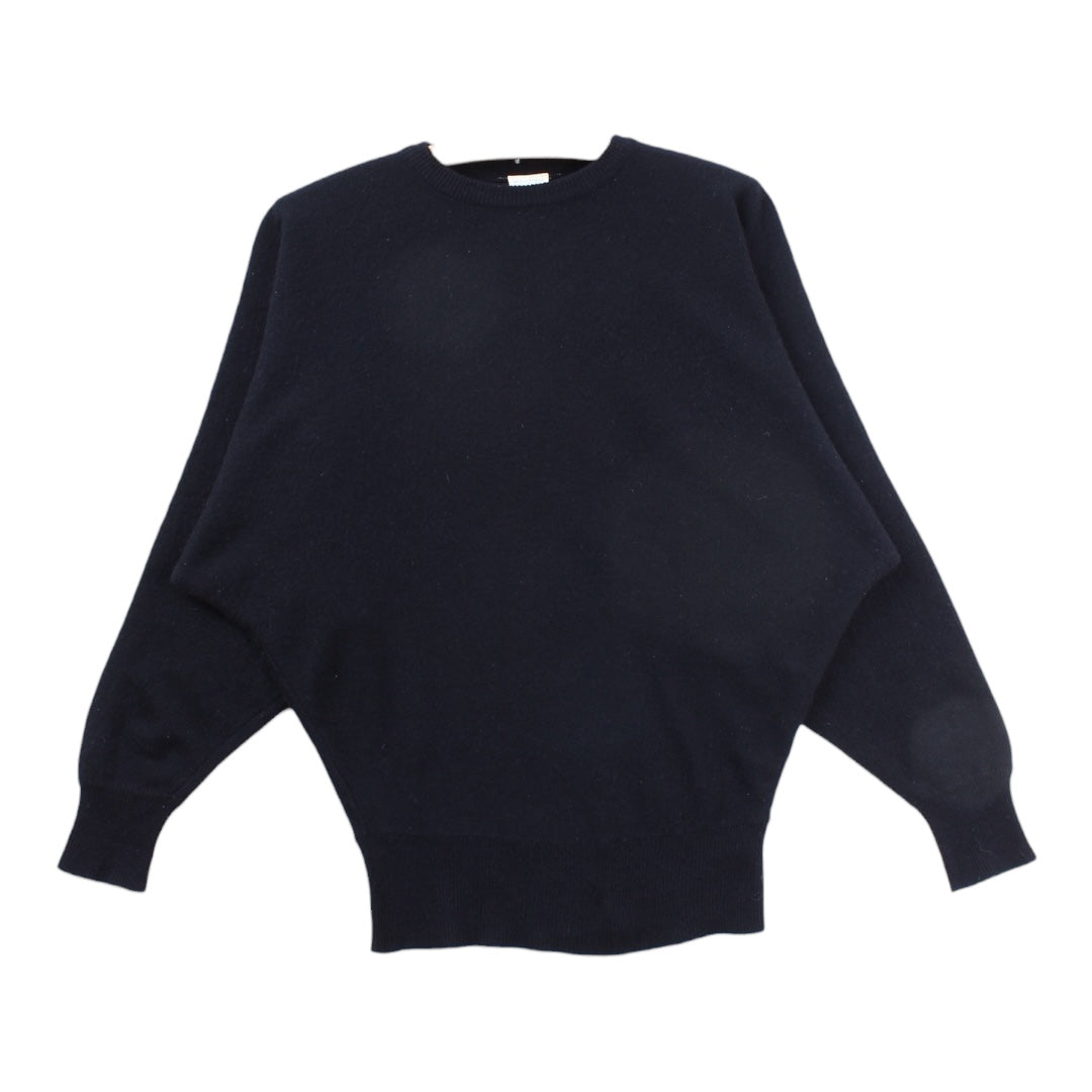 80s Batwing sweater angora/lambswool sweater Medium